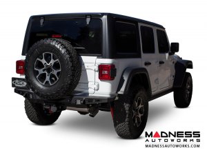 Jeep Wrangler JL Rear Bumper w/ Backup Sensors - Stealth Fighter